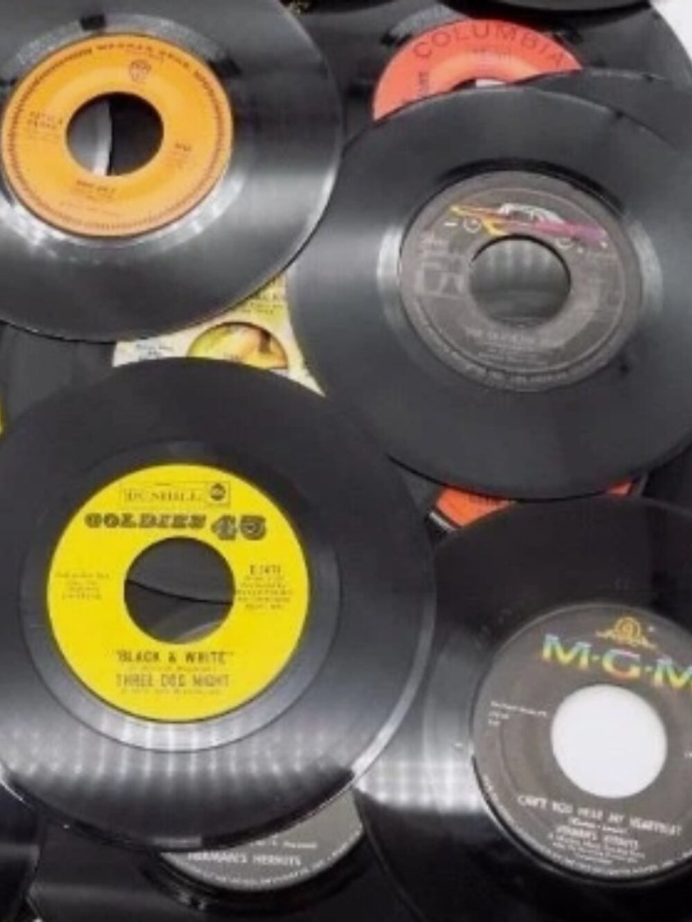 Classic Rock/Pop 50s, 60s, 70s 7 inch 45s Records  10 for $13